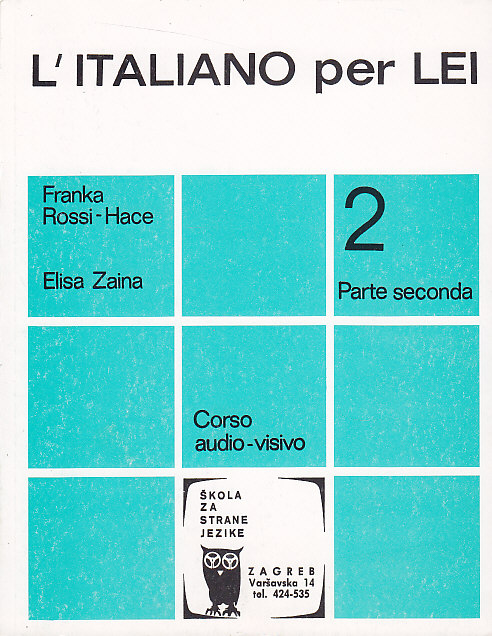 LItaliano per lei 3  parte TERZA corso di lingua italiana