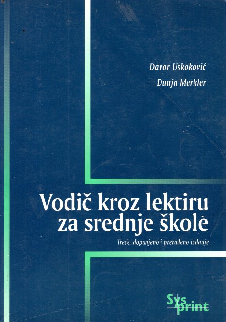 VODIČ KROZ LEKTIRU ZA SREDNJE ŠKOLE
