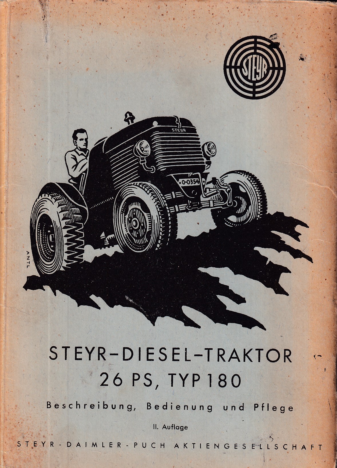 STEYR-DIESEL-TRAKTOR 26  PS, TYP 180